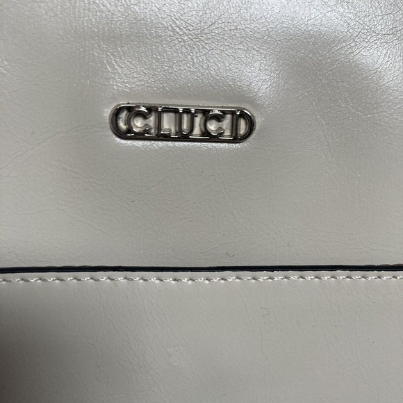 Cluci Laptop Travel Tote Bag White Padded Double Strap‎ Inner Pockets - Picture 2 of 13